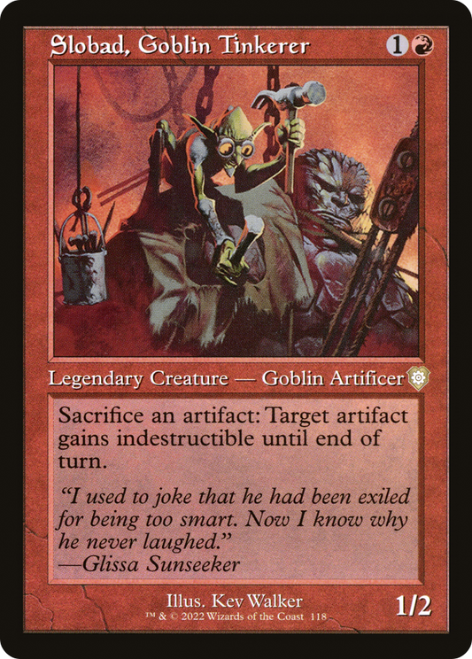 Slobad, Goblin Tinkerer (BRC) #118 [EN/N]