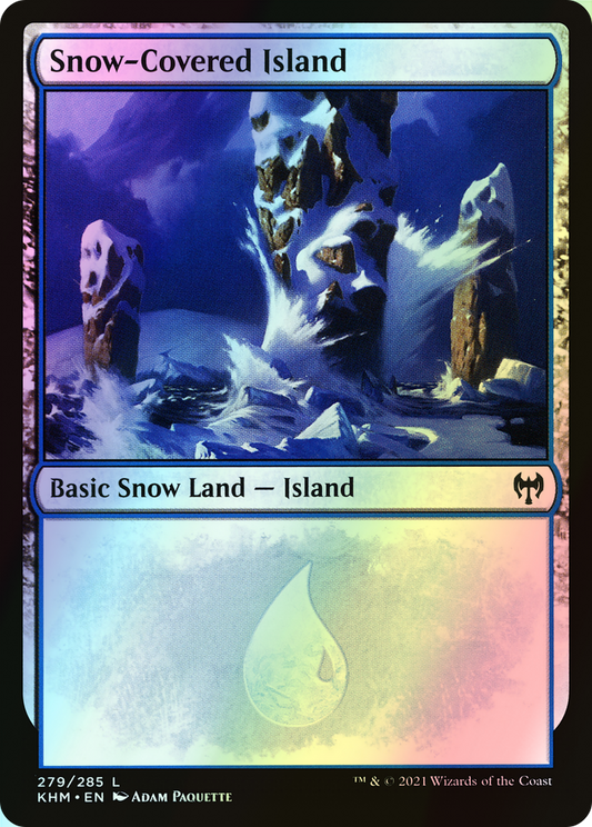 Snow-Covered Island (KHM) #279 [EN/F] s/o