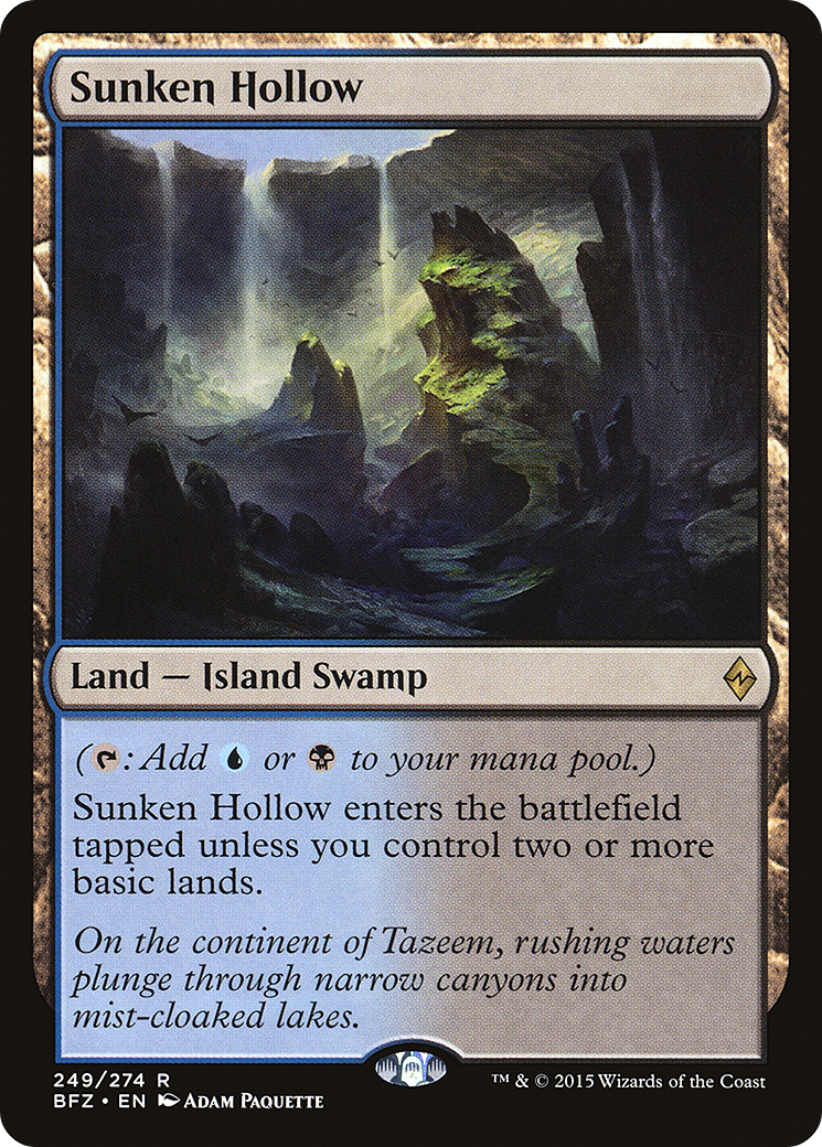 Sunken Hollow (BFZ) #249 [EN/N]