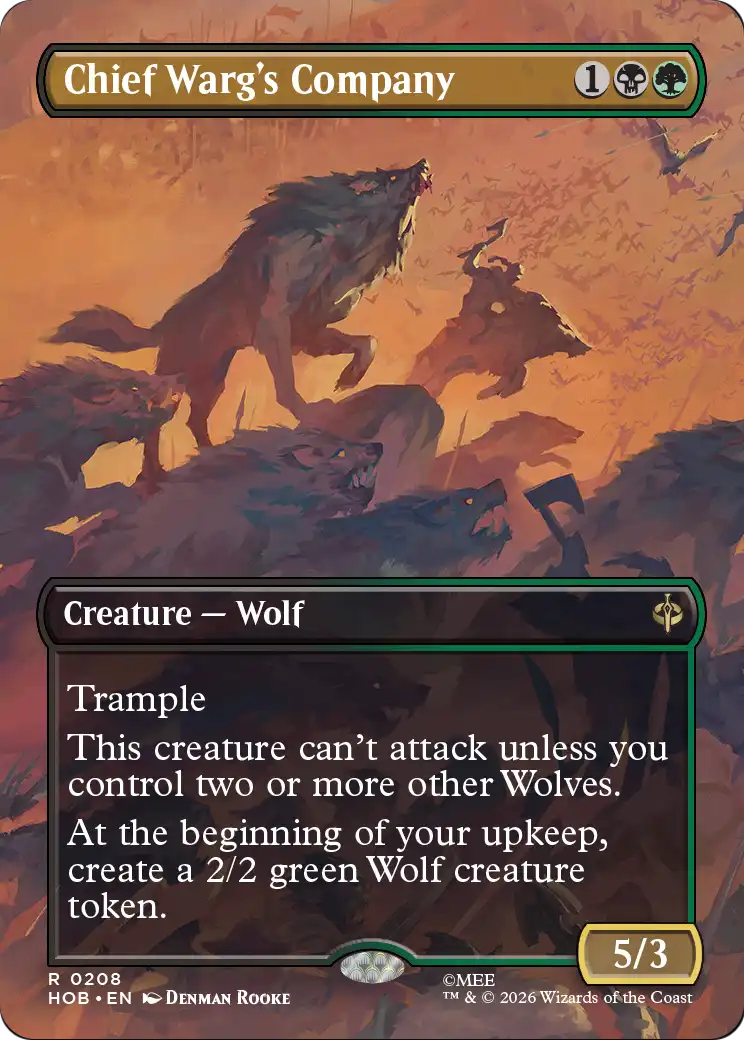 Chief Warg's Company (HOB) #208 [EN/N]