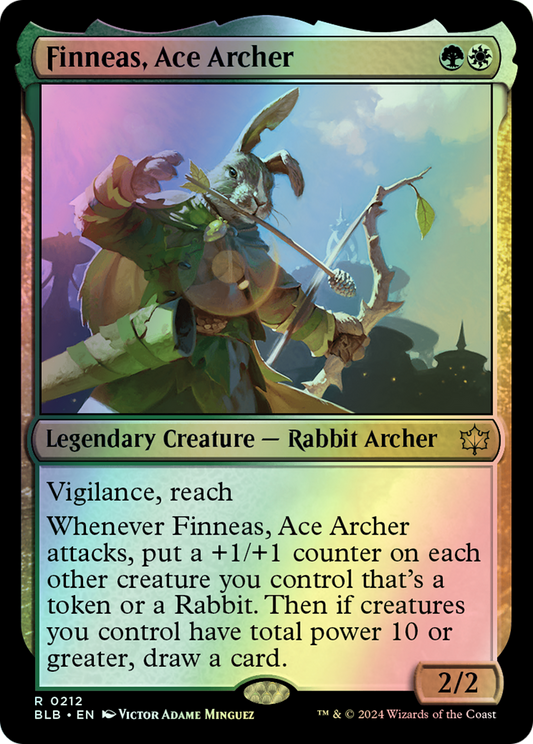 Finneas, Ace Archer (BLB) #212 [EN/F] s/o