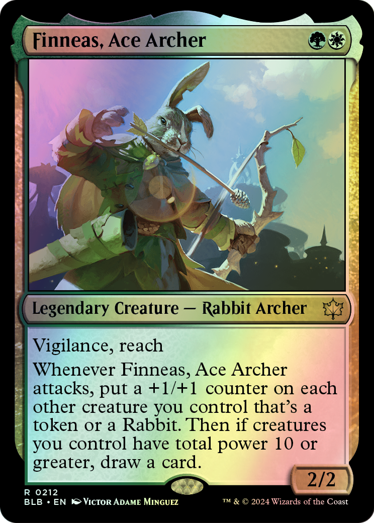 Finneas, Ace Archer (BLB) #212 [EN/F] s/o