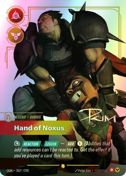 Darius, Hand of Noxus (Signature) (OGN) #302* [EN/F]