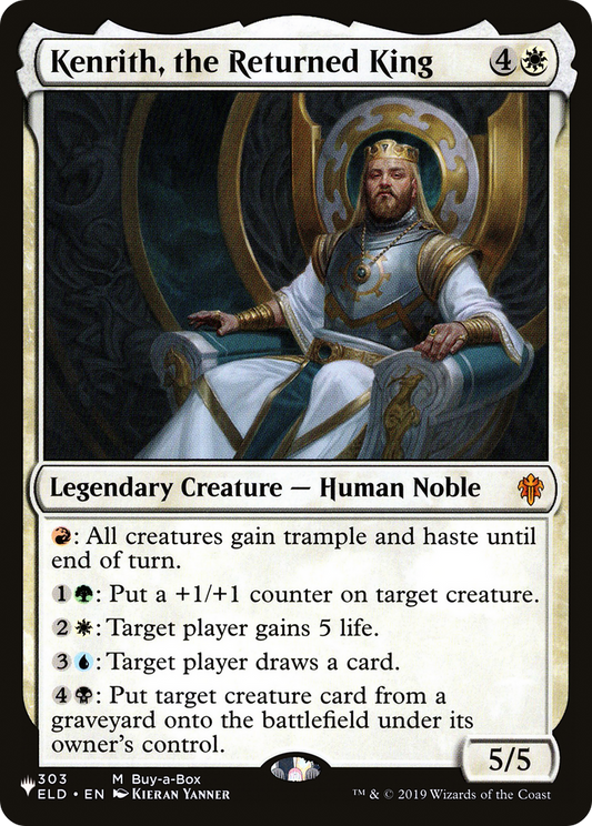Kenrith, the Returned King (PLST) #ELD-303 [EN/N]