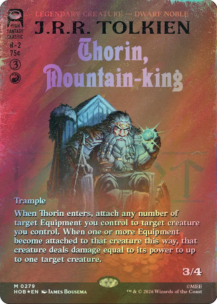 Thorin, Mountain-king - Surge Foil (HOB) #279 [EN/F]