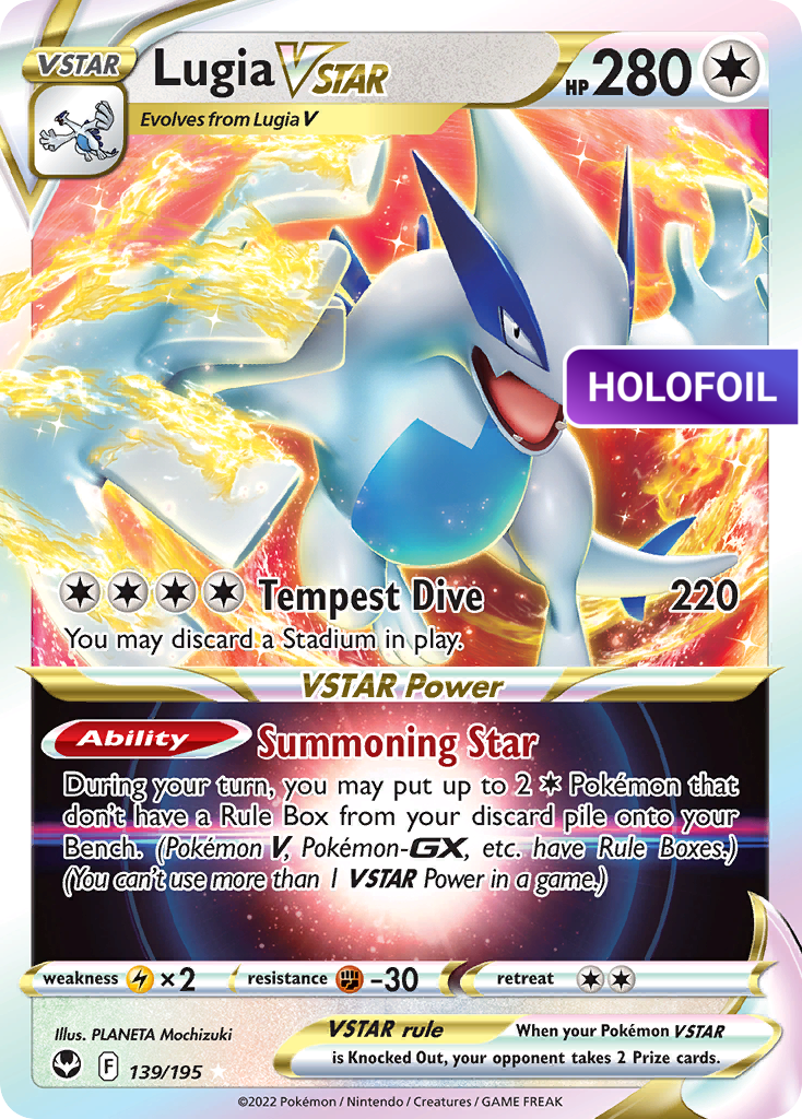 Lugia VSTAR (SIT) #139 [EN/H] s/o