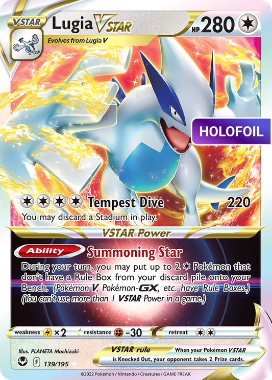 Lugia VSTAR (SIT) #139 [EN/H] s/o