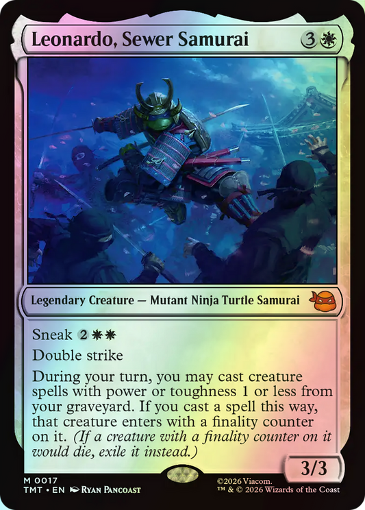 Leonardo, Sewer Samurai (TMT) #17 [EN/F]