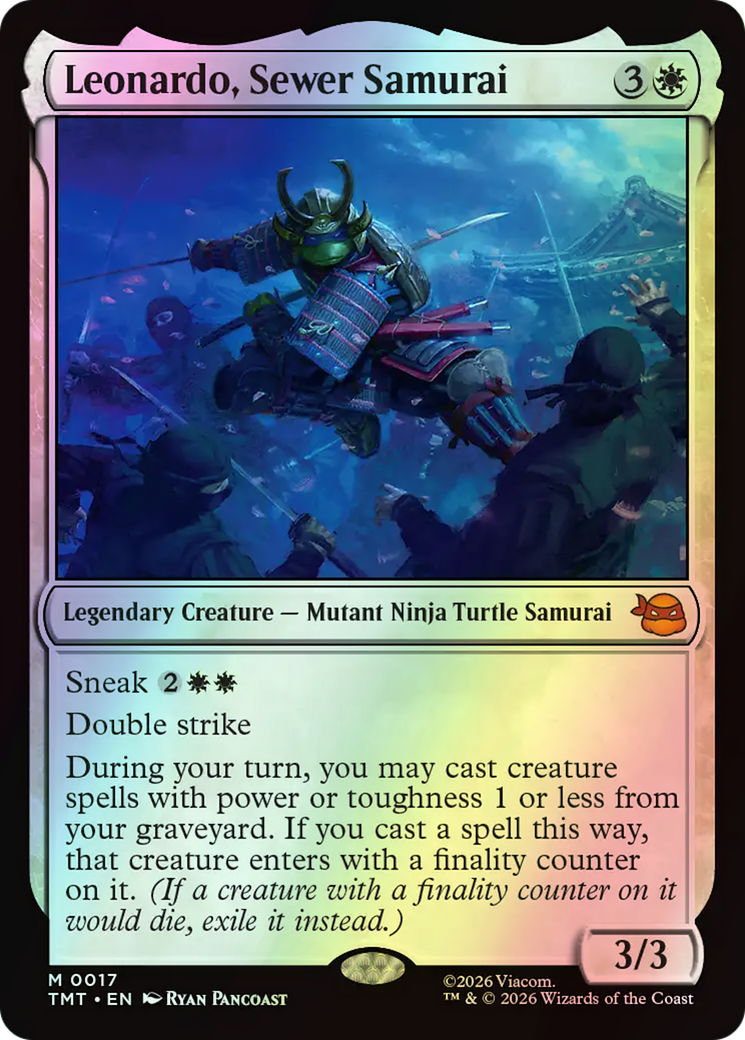 Leonardo, Sewer Samurai (TMT) #17 [EN/F] s/o