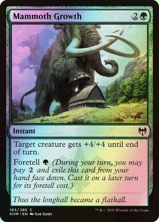 Mammoth Growth (KHM) #183 [EN/F] s/o
