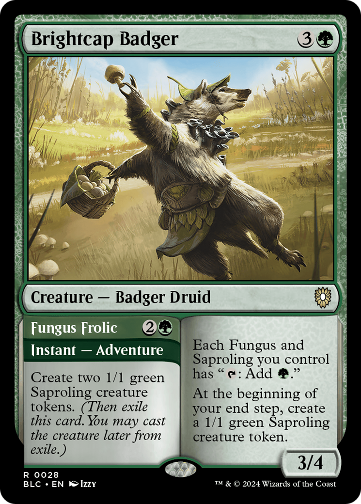 Brightcap Badger // Fungus Frolic (BLC) #28 [EN/N]