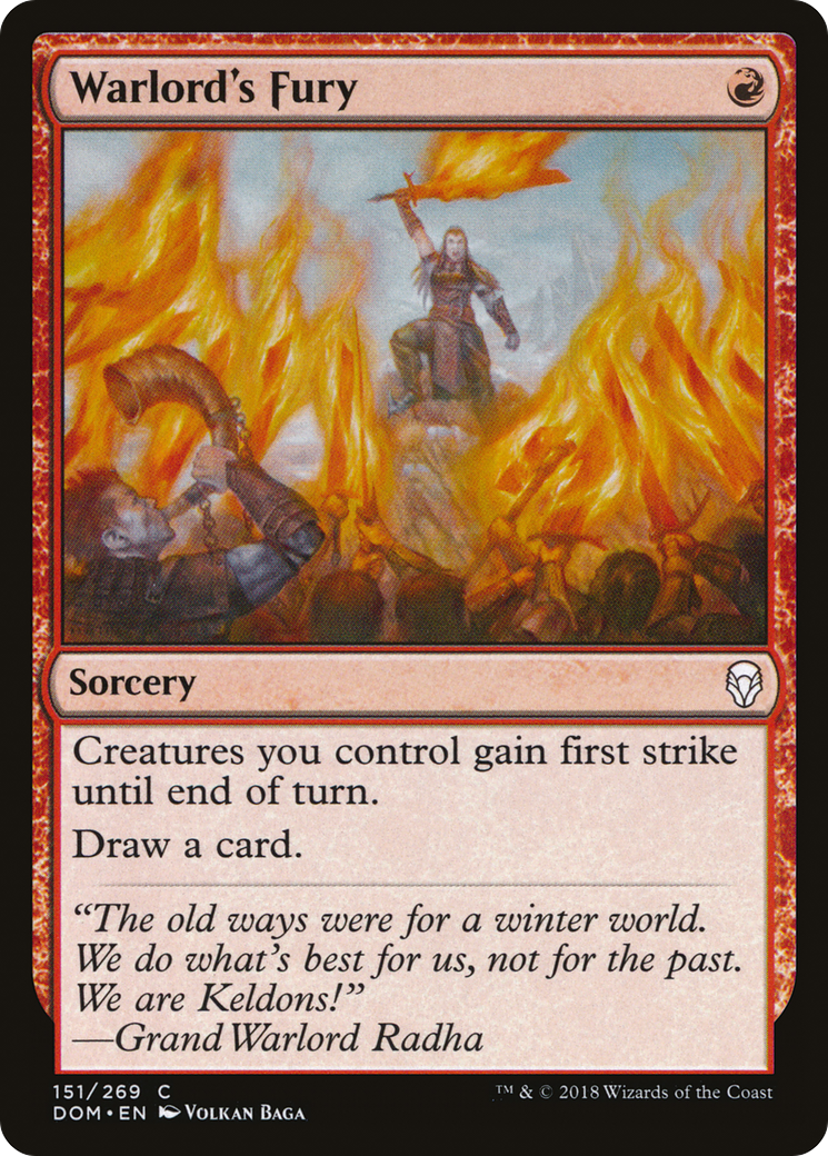 Warlord's Fury (DOM) #151 [EN/N] s/o