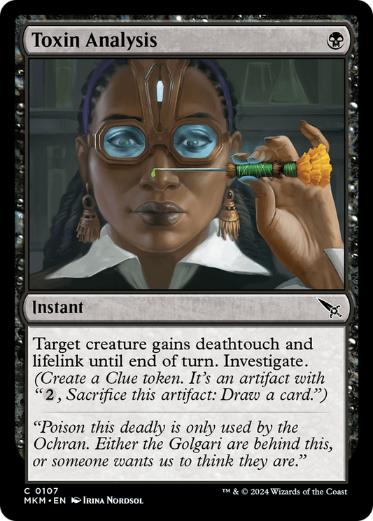 Toxin Analysis (MKM) #107 [EN/N]