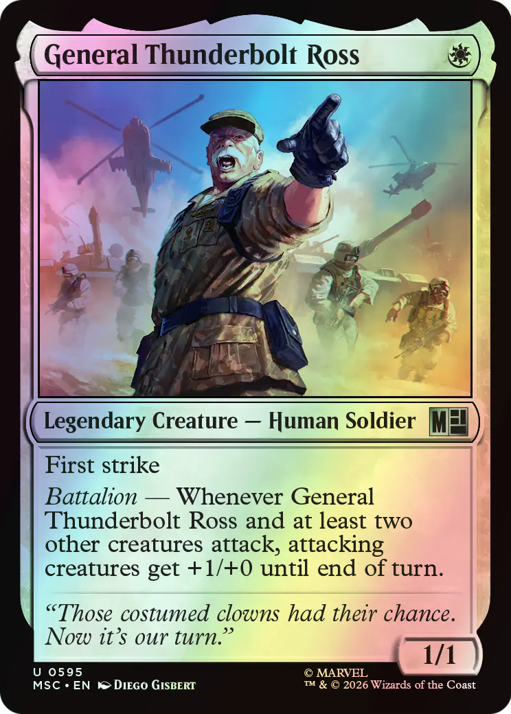 General Thunderbolt Ross (MSC) #595 [EN/F]