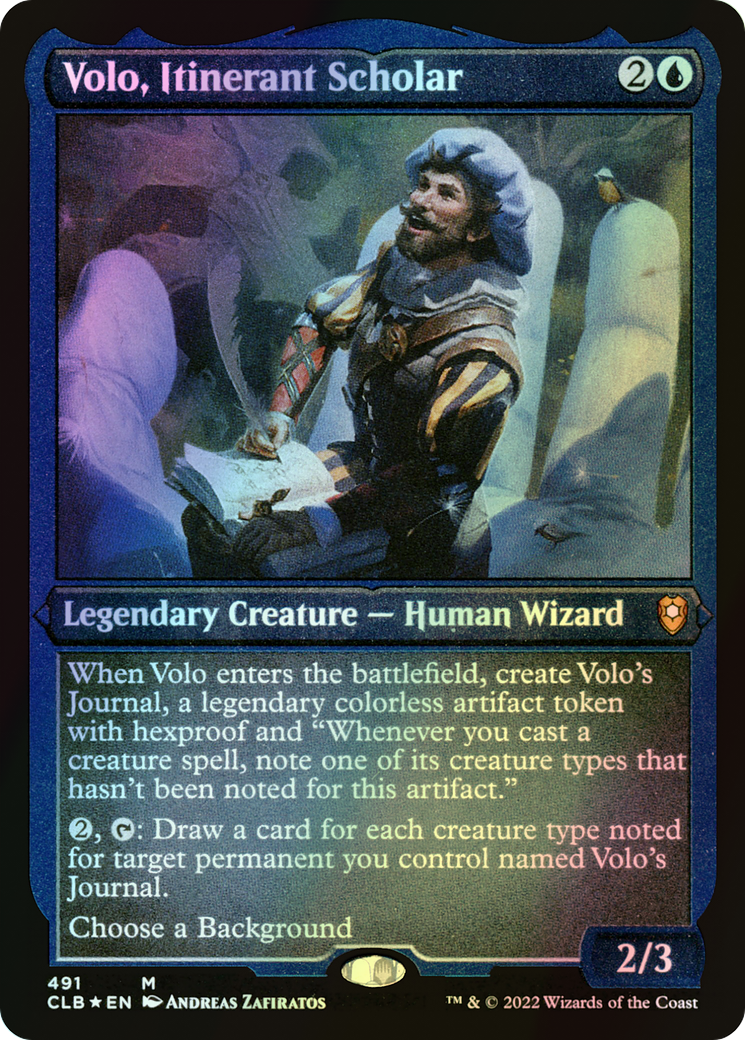 Volo, Itinerant Scholar (CLB) #491 [EN/E]