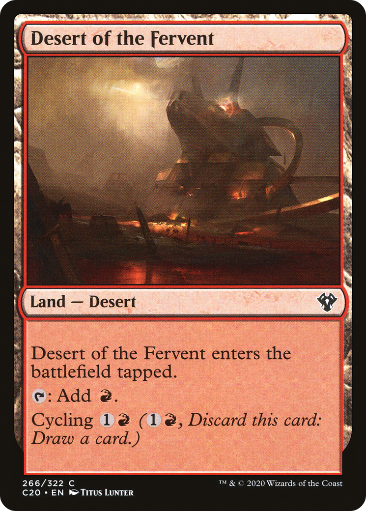 Desert of the Fervent (C20) #266 [EN/N]