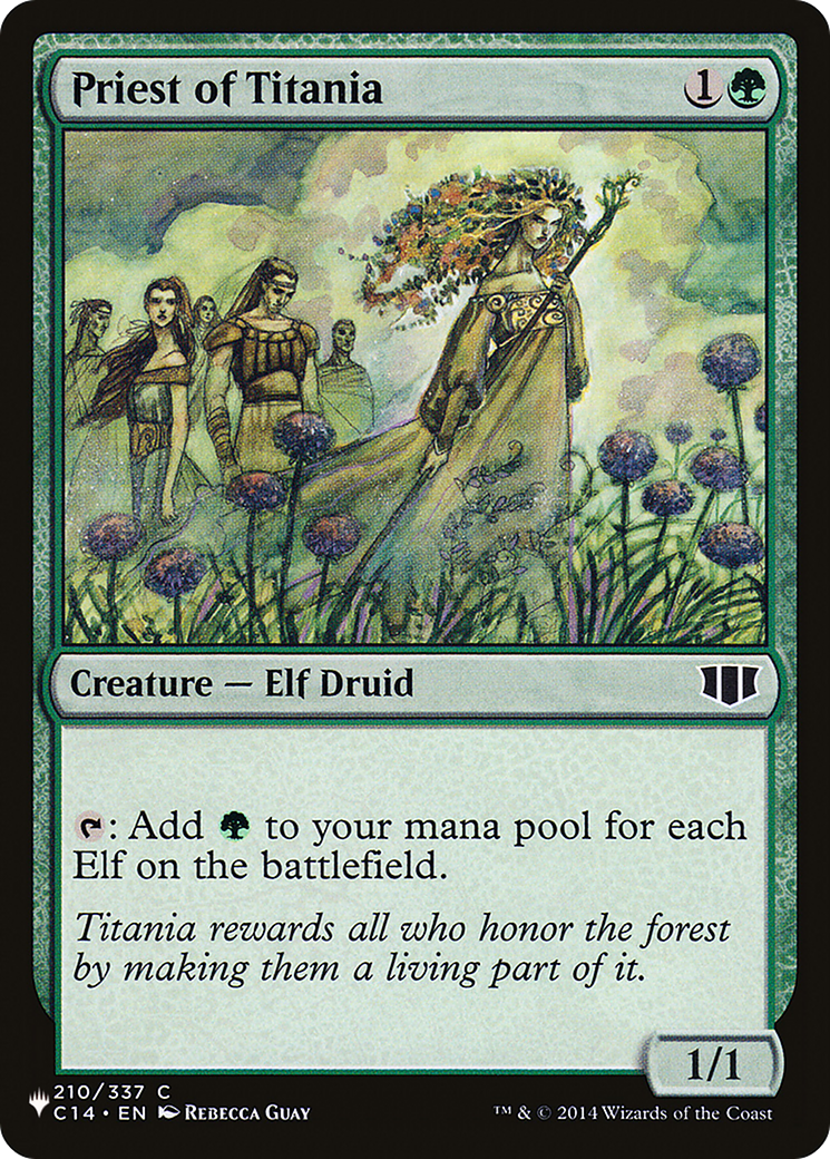 Priest of Titania (PLST) #C14-210 [EN/N]