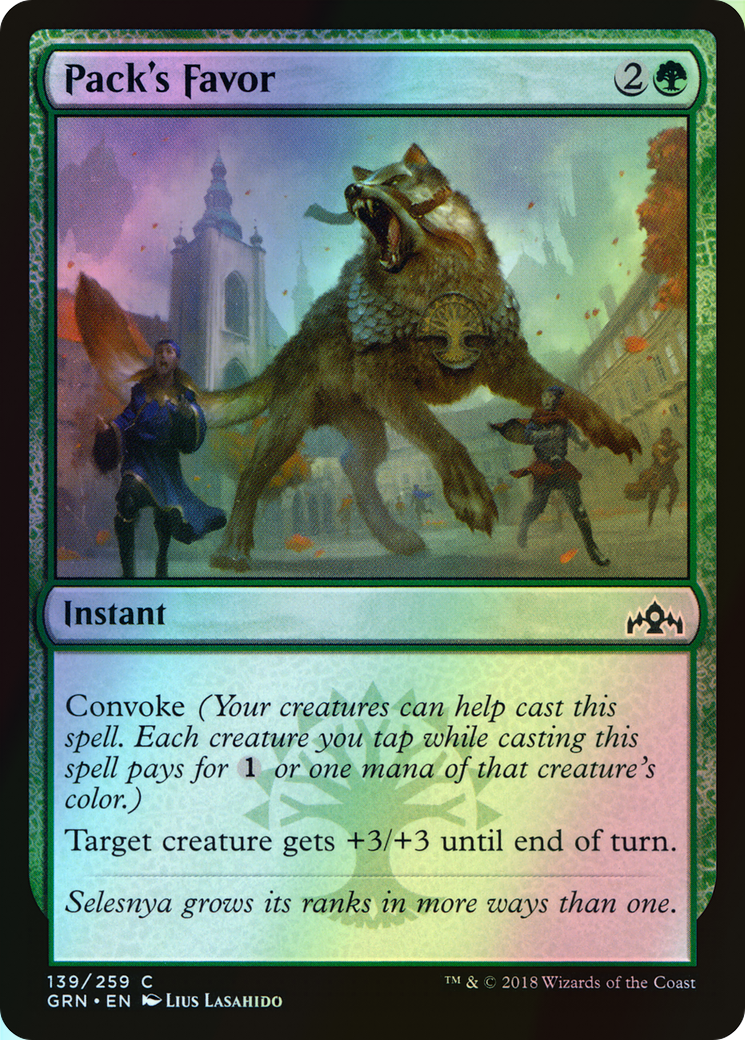 Pack's Favor (GRN) #139 [EN/F]