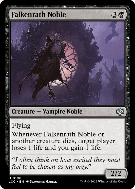 Falkenrath Noble (LCC) #196 [EN/N] s/o