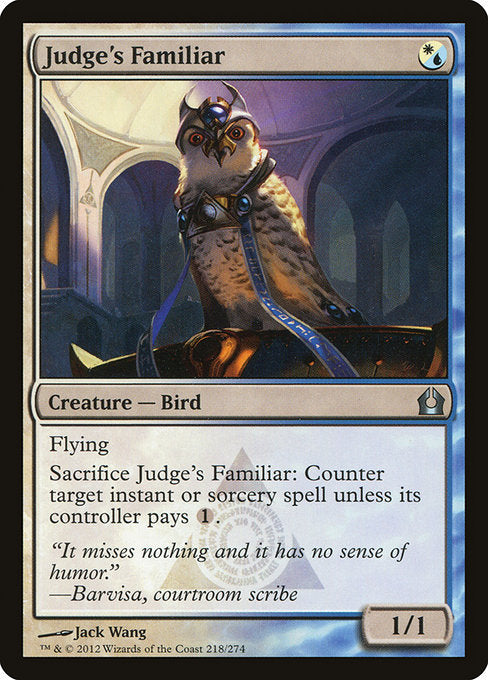 Judge's Familiar (RTR) #218 [EN/N] s/o