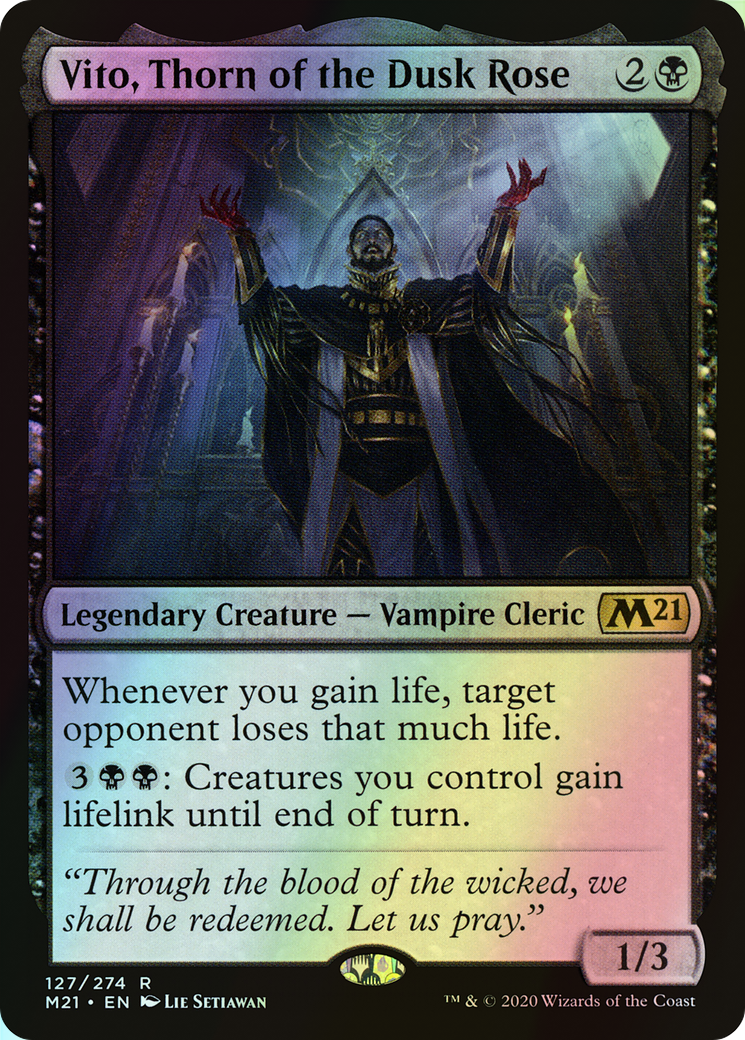 Vito, Thorn of the Dusk Rose (M21) #127 [EN/F] s/o