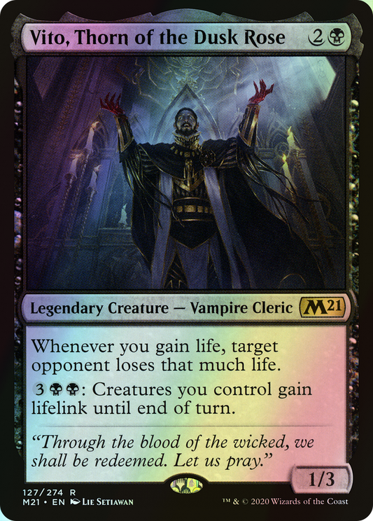 Vito, Thorn of the Dusk Rose (M21) #127 [EN/F] s/o