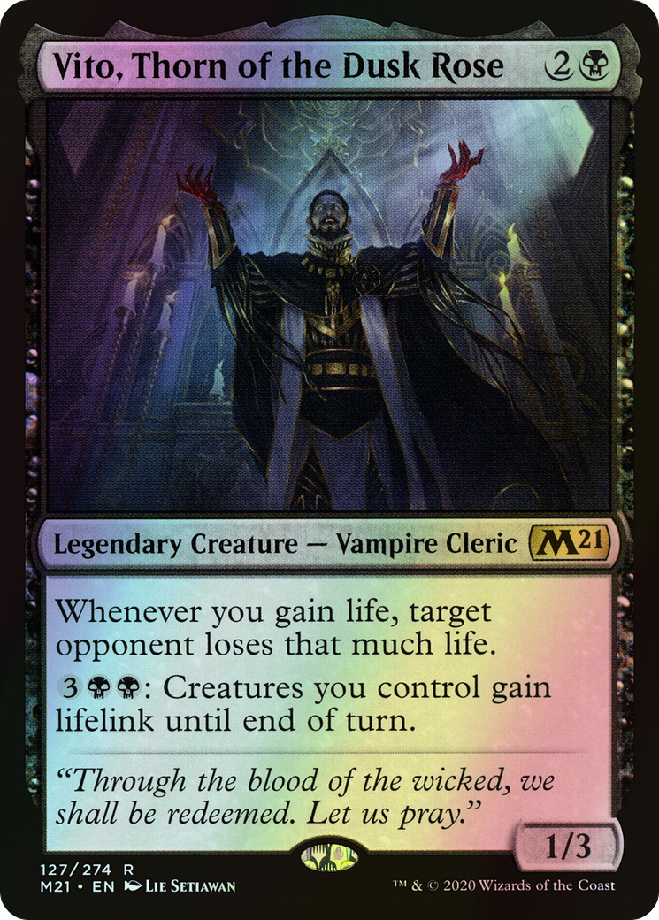 Vito, Thorn of the Dusk Rose (M21) #127 [EN/F] s/o