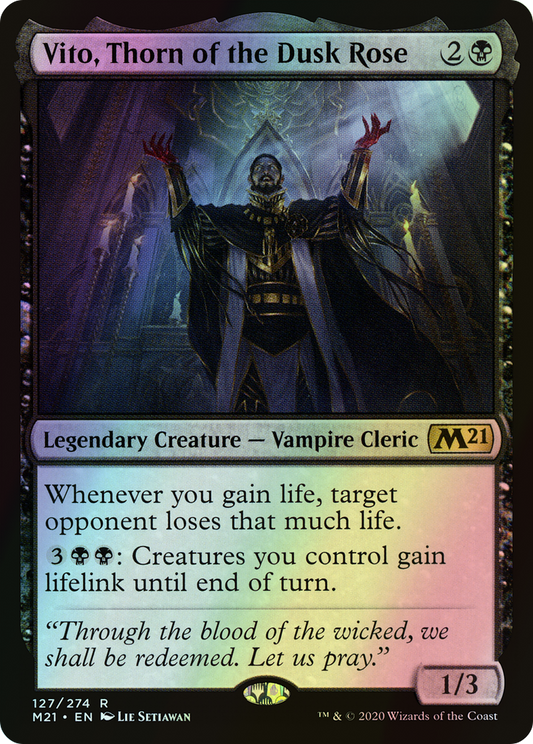 Vito, Thorn of the Dusk Rose (M21) #127 [EN/F] s/o