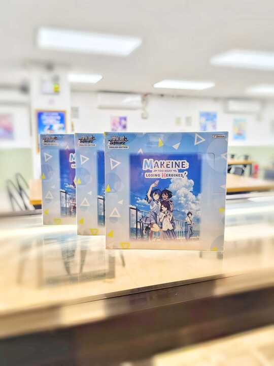 Weiss Schwarz (English Edition) Makeine: Too Many Losing Heroines! [WSE-MKI-W126-BP] Booster Box (12 Packs)