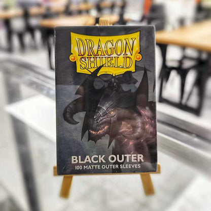 Dragon Shield Matte Outer Sleeves - Black (100-Pack)