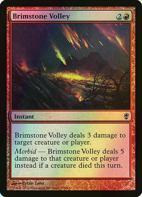 Brimstone Volley (CNS) #138 [EN/F] s/o