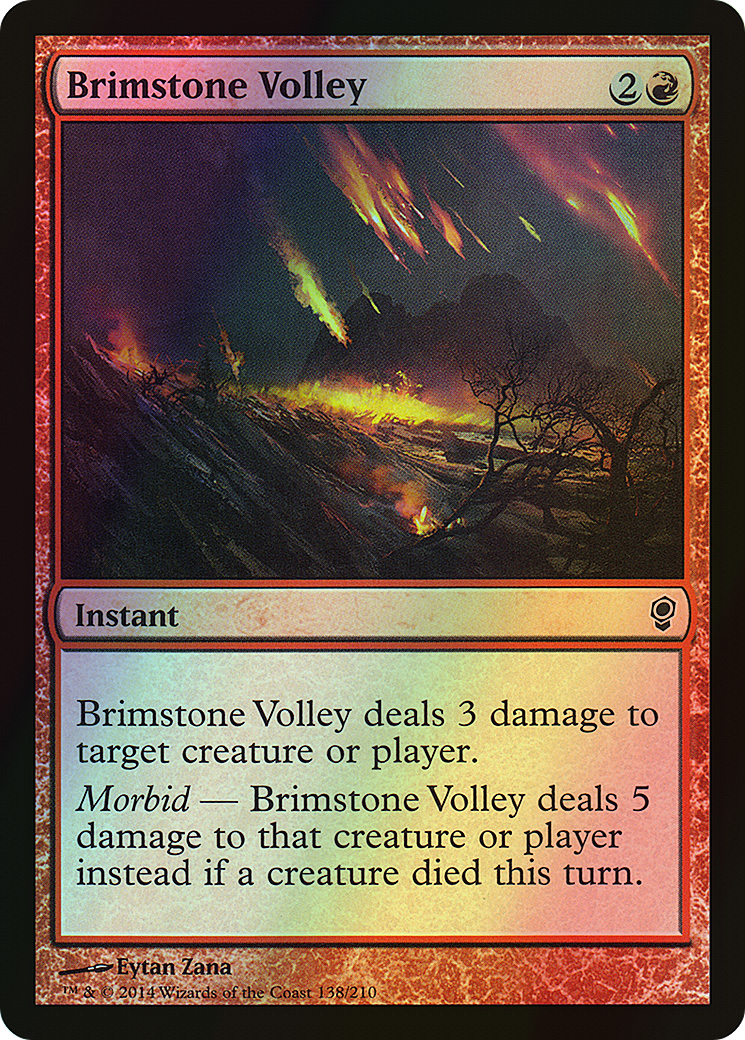 Brimstone Volley (CNS) #138 [EN/F] s/o