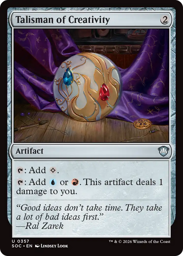 Talisman of Creativity (SOC) #357 [EN/N]