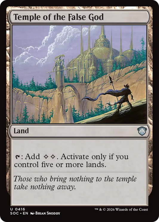 Temple of the False God (SOC) #416 [EN/N]