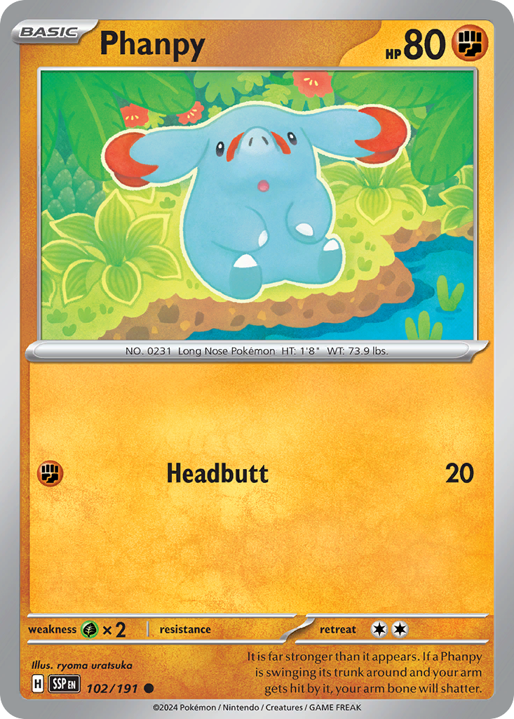 Phanpy - 102/191 (SSP) #102 [EN/N]