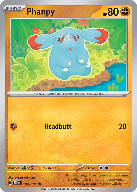 Phanpy - 102/191 (SSP) #102 [EN/N]