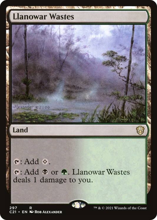 Llanowar Wastes (C21) #297 [EN/N] s/o