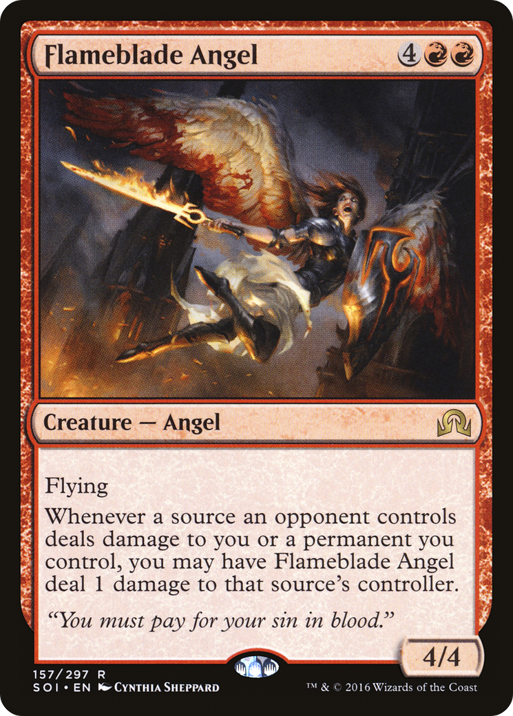 Flameblade Angel (SOI) #157 [EN/N] s/o