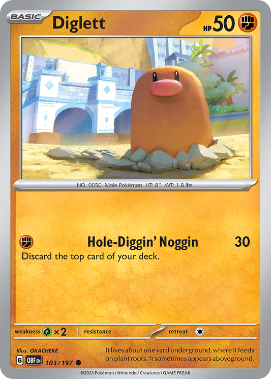 Diglett (OBF) #103 [EN/N] s/o