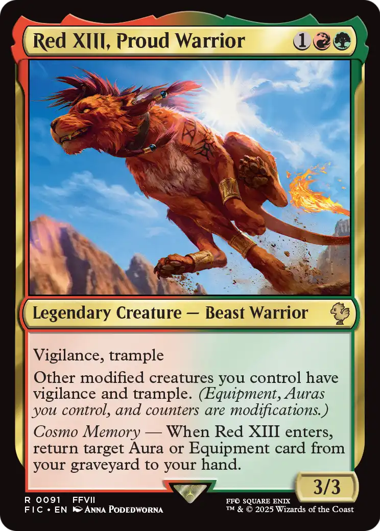 Red XIII, Proud Warrior (FIC) #91 [EN/N]