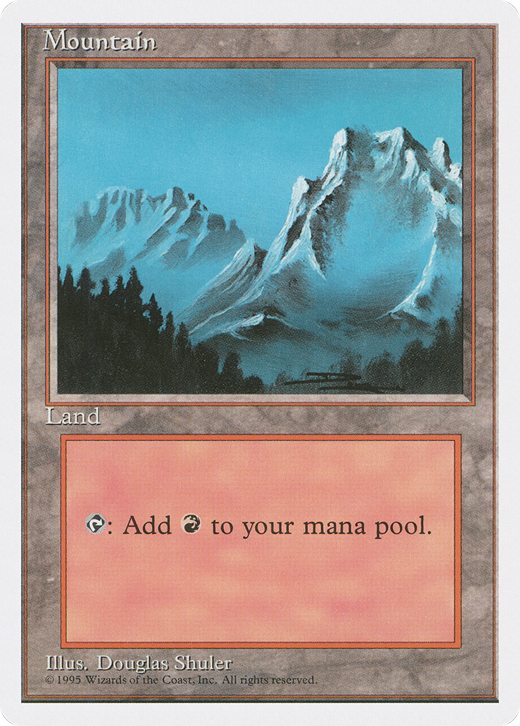 Mountain (4ED) #374 [EN/N]