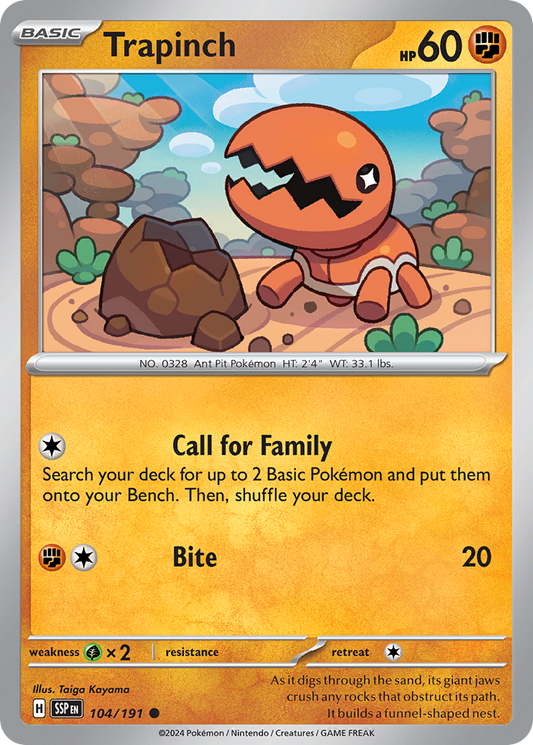 Trapinch (SSP) #104 [EN/N]
