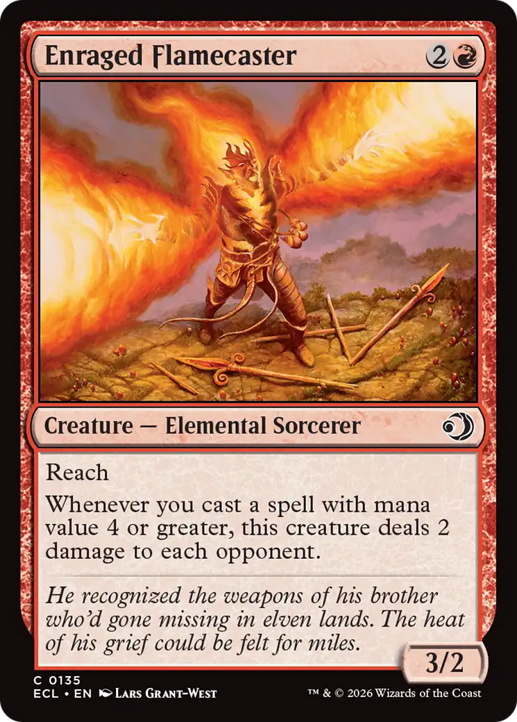 Enraged Flamecaster (ECL) #135 [EN/N]