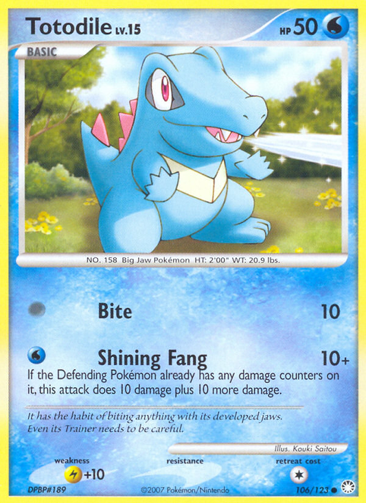 Totodile (MT) #106 [EN/N] s/o