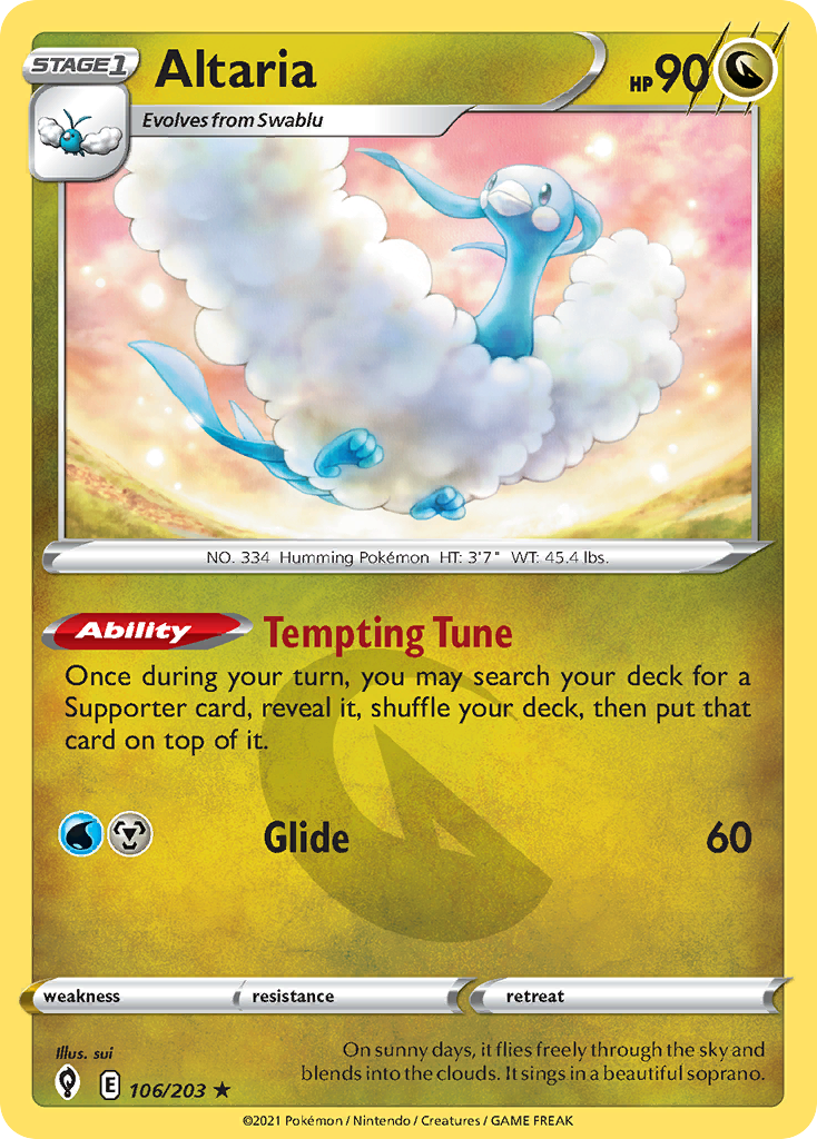 Altaria (EVS) #106 [EN/N] s/o