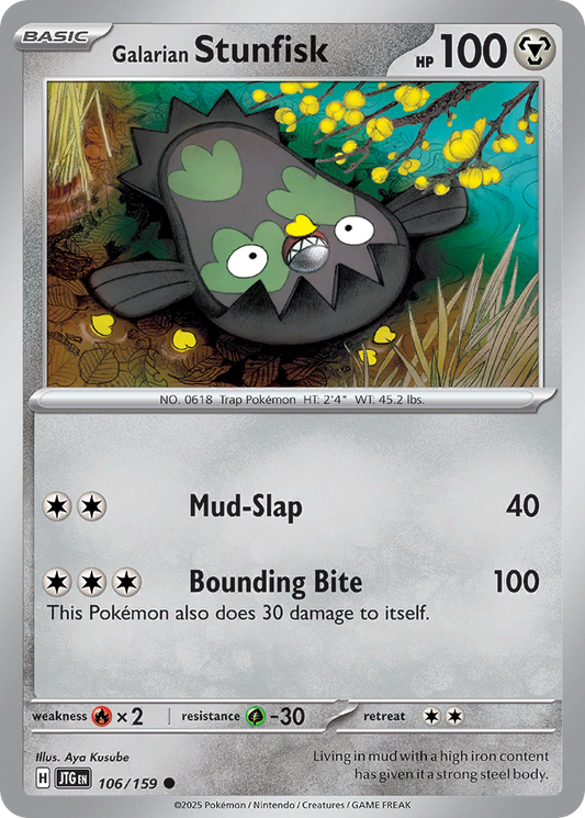 Galarian Stunfisk (JTG) #106 [EN/N] s/o