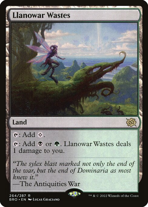 Llanowar Wastes (BRO) #264 [EN/N] s/o