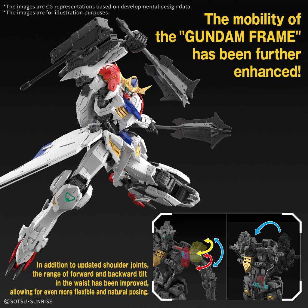 MG 1/100 ASW-G-08 Gundam Barbatos Lupus