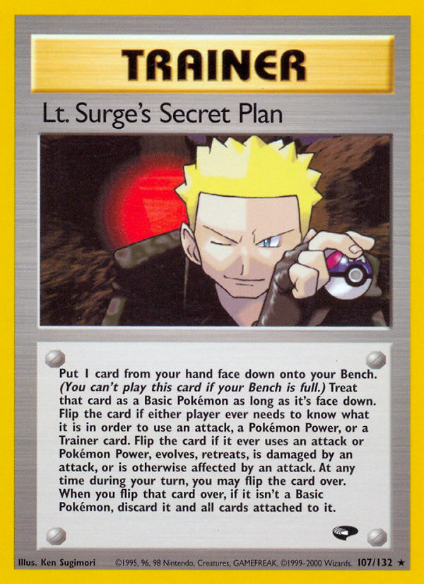 Lt. Surge's Secret Plan (G2) #107 [EN/1E]