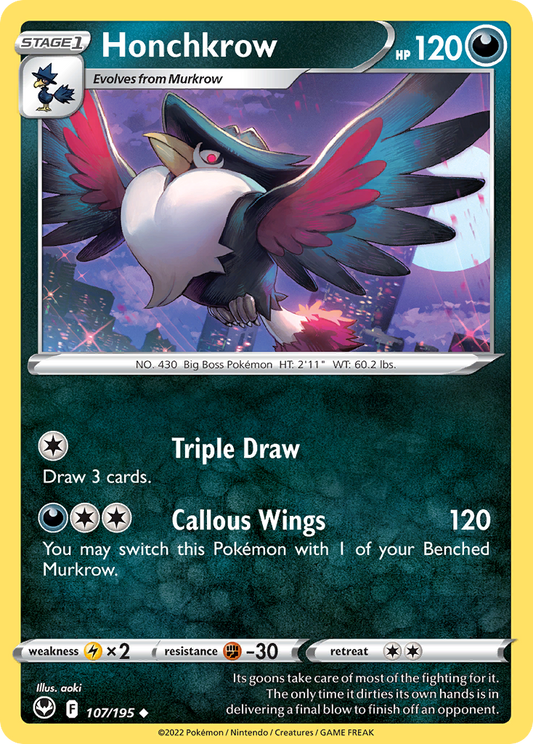 Honchkrow (SIT) #107 [EN/N]